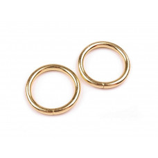 O-Ring, Metallring Ø25 mm, 2 Stück, Gold