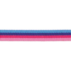 Ripsband*Grosgrainband Blau*Pink*Rosa gestreift