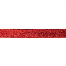 25 mm Glitzerband Rot
