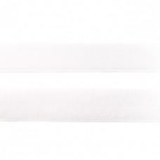 Klettband 25 mm Weiß